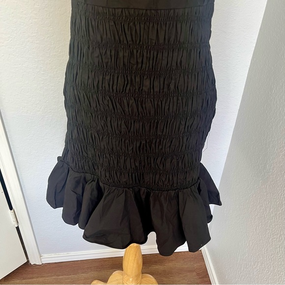Endless Rose Ruffle Sleeve Black Mini Dress Size Medium - Picture 5 of 13